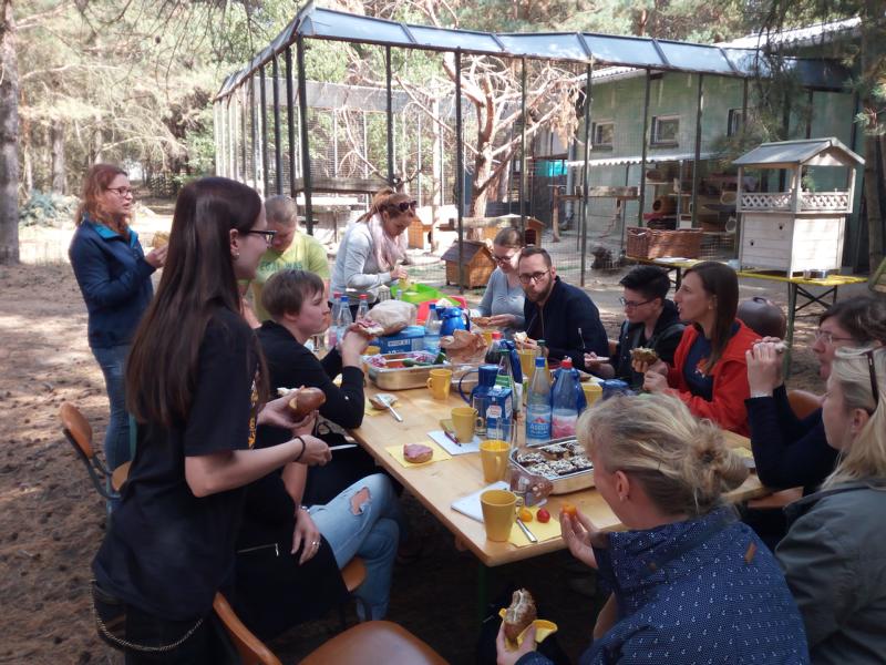 Lehrgangsgäste bei uns